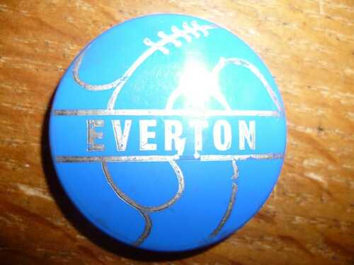 Genuine Sport Everton Toffees Football Club Button Badge Pin c1980s