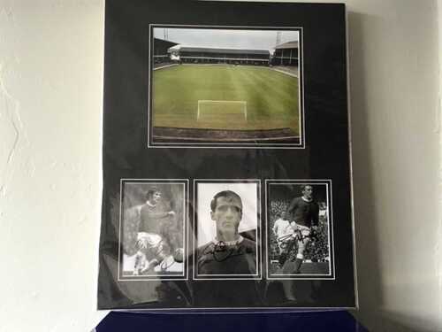 EVERTON SIGNED 1960s MONTAGE COLIN HARVEY DEREK TEMPLE TONY KAY WITH COA