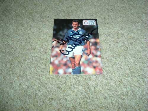 DAVE WATSON - EVERTON - SIGNED PRO SET TRADE CARD