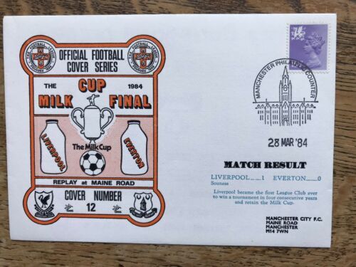 1984 Liverpool V Everton, Milk Cup Final Souvenir Cover