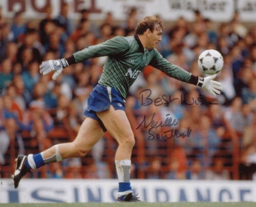 Football - Neville Southall - Hand Signed 8x10 Photograph - Everton COA