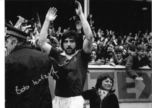 Bob Latchford Everton 16 x 12 inch hand signed authentic football photo SSB021