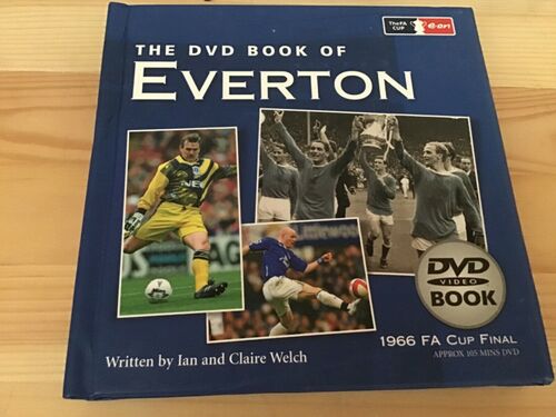 THE DVD BOOK OF EVERTON EXCELLENT CONDITION INCLUDING 1966 FA CUP FINAL DVD