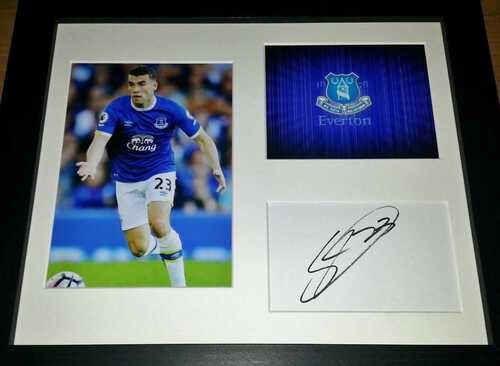 SEAMUS COLEMAN EVERTON - SIGNED / AUTOGRAPHED DISPLAY + COA