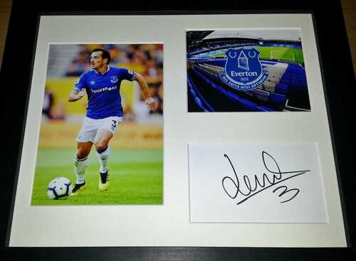 LEIGHTON BAINES EVERTON LEGEND - SIGNED / AUTOGRAPHED DISPLAY + COA