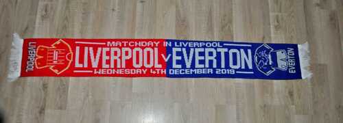 Matchday scarf,Liverpool-Everton