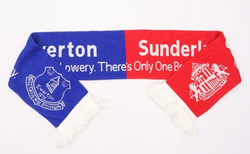 Preworn Football Scarf 52 in 7 in - Everton vs Sunderland