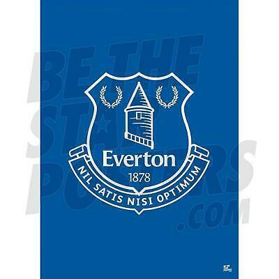 EVERTON FC Crest Poster – OFFICIALLY LICENSED PRODUCT A2