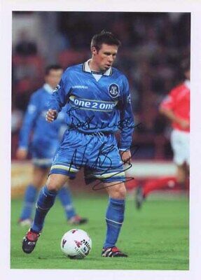 Nick Barmby – Everton – Signed Photo – COA (13516)