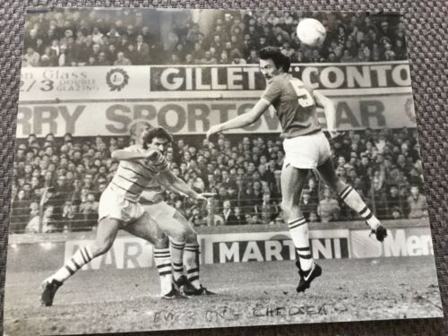 Original Press Photo:Everton v Chelsea 24.11.1984: Gordon Davies (10×8)