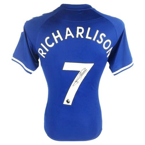 Signed Richarlison Jersey – Everton FC Signed Shirt – 2021 +COA