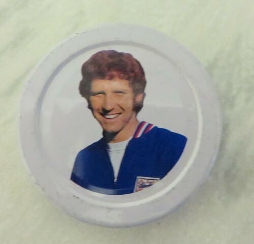 VINTAGE Hartleys Footballers 1971/72 Jam Jar Lid Alan Ball Everton Arsenal Engl