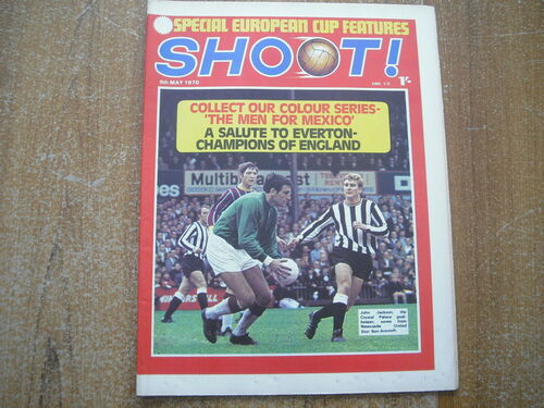 SHOOT MAGAZINE - MAY 9th 1970 - EVERTON, EUROPEAN CUP FINAL PREVIEW