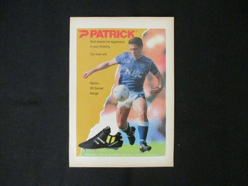 TONY COTTEE – Everton: PATRICK Football Boots – Magazine Advert