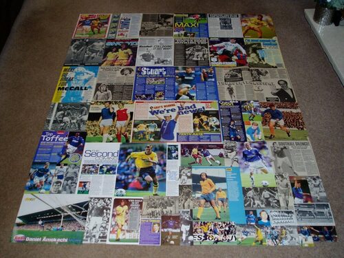 EVERTON FC  –  Shoot etc. magazine Photos, Articles and Cuttings Pack [7]