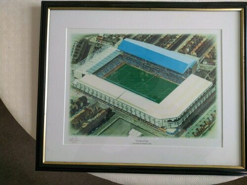 Framed 16 x 12 inch Print of Goodison Park by Kevin Fletcher, Collect Gosport