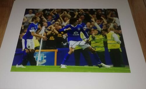 20x16 Inch 50x40cm MOUNTED EVERTON PHOTO HAND SIGNED By MAROUANE FELLAINI (1)