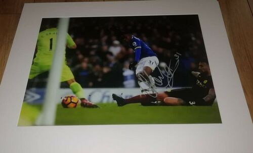 20x16 Inch 50x40cm MOUNTED EVERTON PHOTO HAND SIGNED By ADAMOLA LOOKMAN