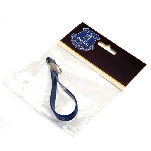 Everton FC Silicone Strap Keyring Official Merchandise NEW UK