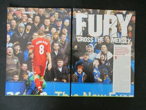 EVERTON v LIVERPOOL – Football Fans Rivalry: 5 Page Magazine Feature