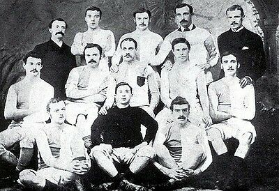 EVERTON FOOTBALL TEAM PHOTO 1883-84 SEASON