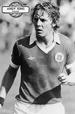 Football Photo>ANDY KING Everton 1978-79