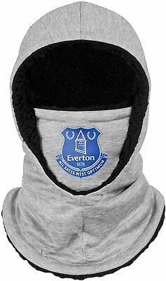 Forever Collectibles UK EVERTON FC FOOTBALL TEAM GREY HOODED SNOOD SCARF