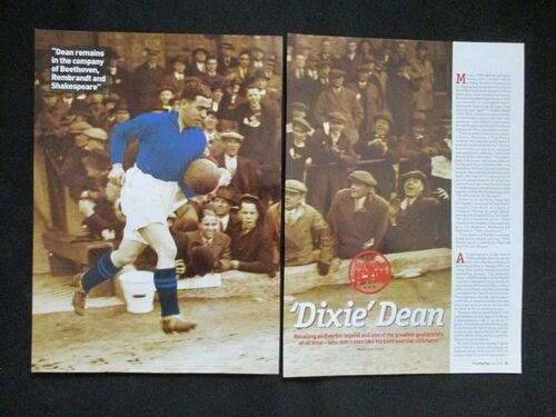 DIXIE DEAN – Everton: ‘Icon’ Series – Four Four Two football magazine