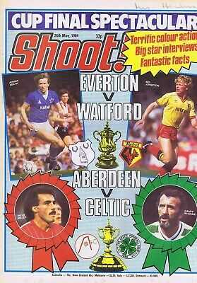 EVERTON V WATFORD / ABERDEEN V CELTICShoot26MAY1984