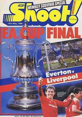 EVERTON V LIVERPOOL F.A. CUP FINALShoot17MAY1986