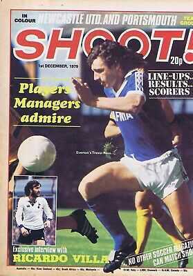 TREVOR ROSS EVERTON / NEWCASTLE and PORTSMOUTH TEAMSShoot 1DEC1979