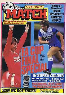 EVERTON / LIVERPOOL / KEVIN MACDONALD / SANDY CLARKMatchMay101986