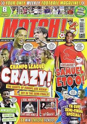 BRAZIL / SAMUEL ETO’O / SPURS / MAN UTD / EVERTONMatchApr182005 – 6