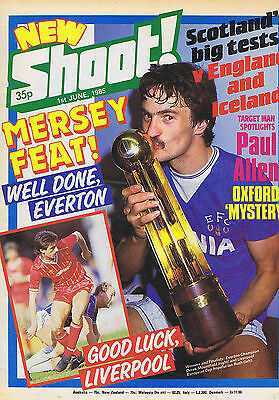 DEREK MOUNTFIELD – EVERTON / PAUL ALLEN – OXFORD / PAUL MILLERShoot1June1985