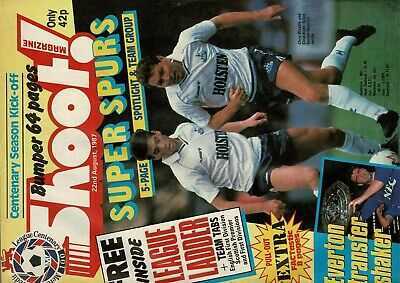 SPURS TEAM / EVERTON /  Shoot 22 Aug 1987