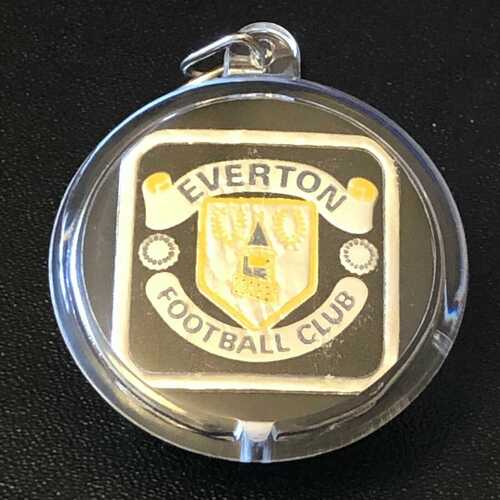 Vintage Esso 1970's Round Keyring: Everton Football Club Crest