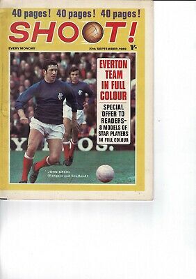 JOHN GREIG RANGERS / TERRY PAINE SOUTHAMPTON /  EVERTON TEAMShoot27 SEP 1969