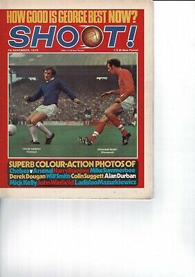 EVERTON V BLACKPOOL / ARSENAL V CHELSEA  / JOHN SHUKER OXFORD Shoot 7 NOV 1970