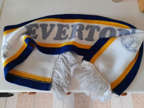 Vintage Everton Fc Football Scarf