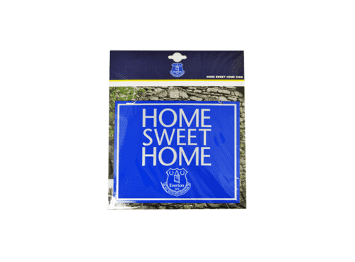 Everton Official Home Sweet Home Metal Sign – Great Fathers Day Gift Idea