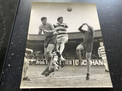 B/W PRESS PHOTO OF QUEENS PARK RANGERS V EVERTON 1969